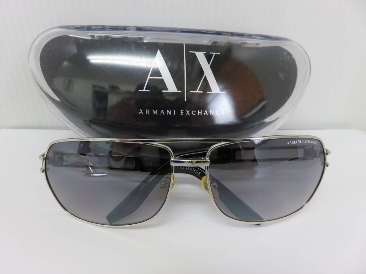 アルマーニ　エクスチェンジ　サングラス　AX024/S　010　9H　66ロ15-120　メンズ　ケース付　ARMANI EXCHANGE_画像1