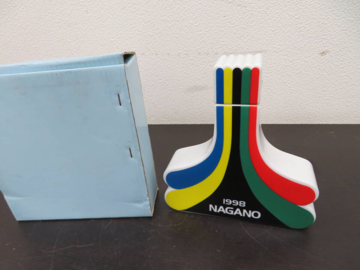 1998　Nagano　長野オリンピック記念　清酒　本老の松　陶器ボトル　　　　　　　01_画像1