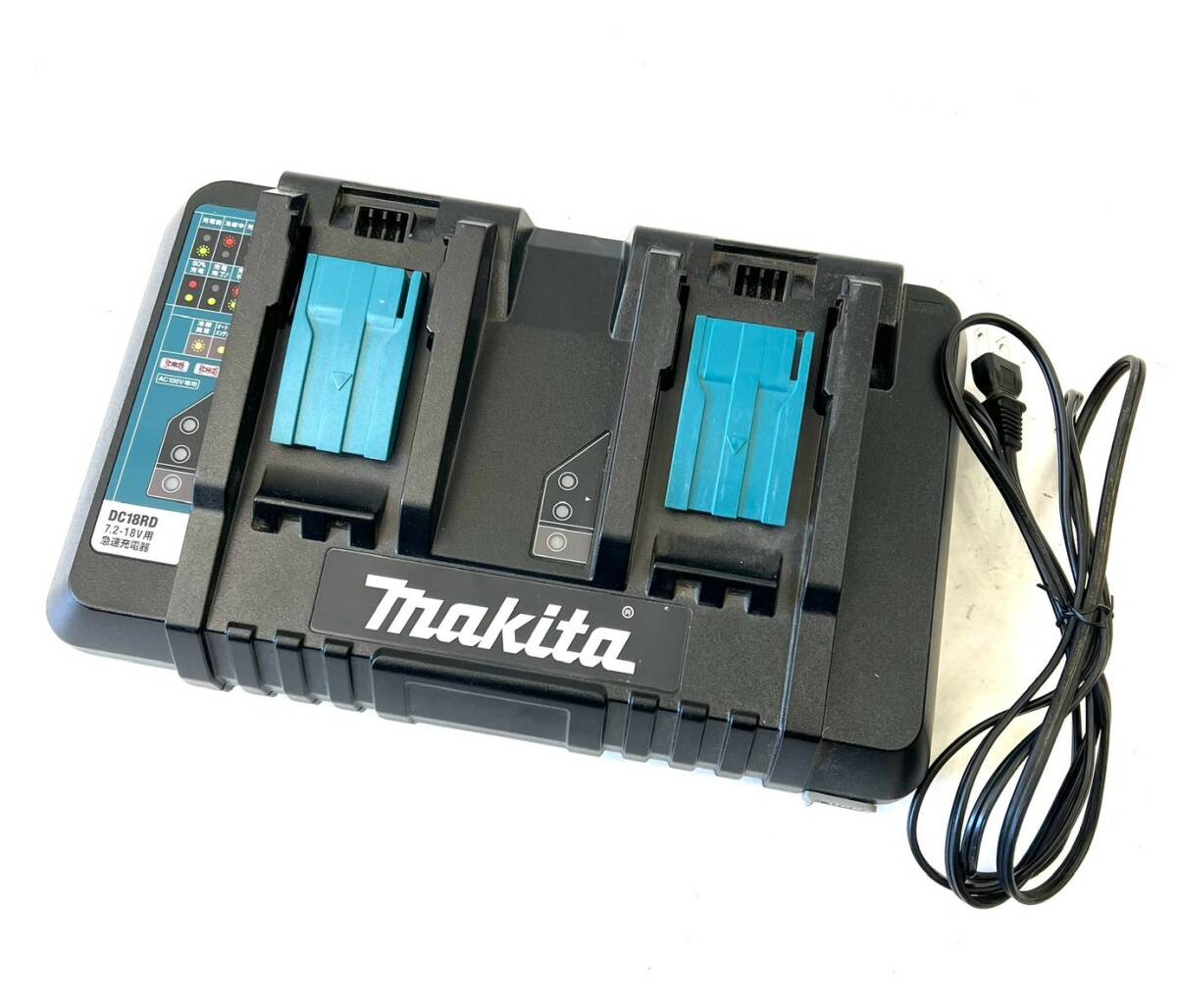 ■【通電OK】 makita マキタ 純正 DC18RD スライド式 2口急速充電器 同時充電 工具
