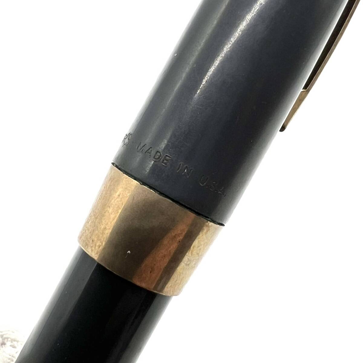 ■【貴重】 SHEAFFER'S シェーファーズ USA PFM-III シェーファー スノーケル 万年筆 14K K14 585 グレー 筆記未確認 ヴィンテージ_画像8