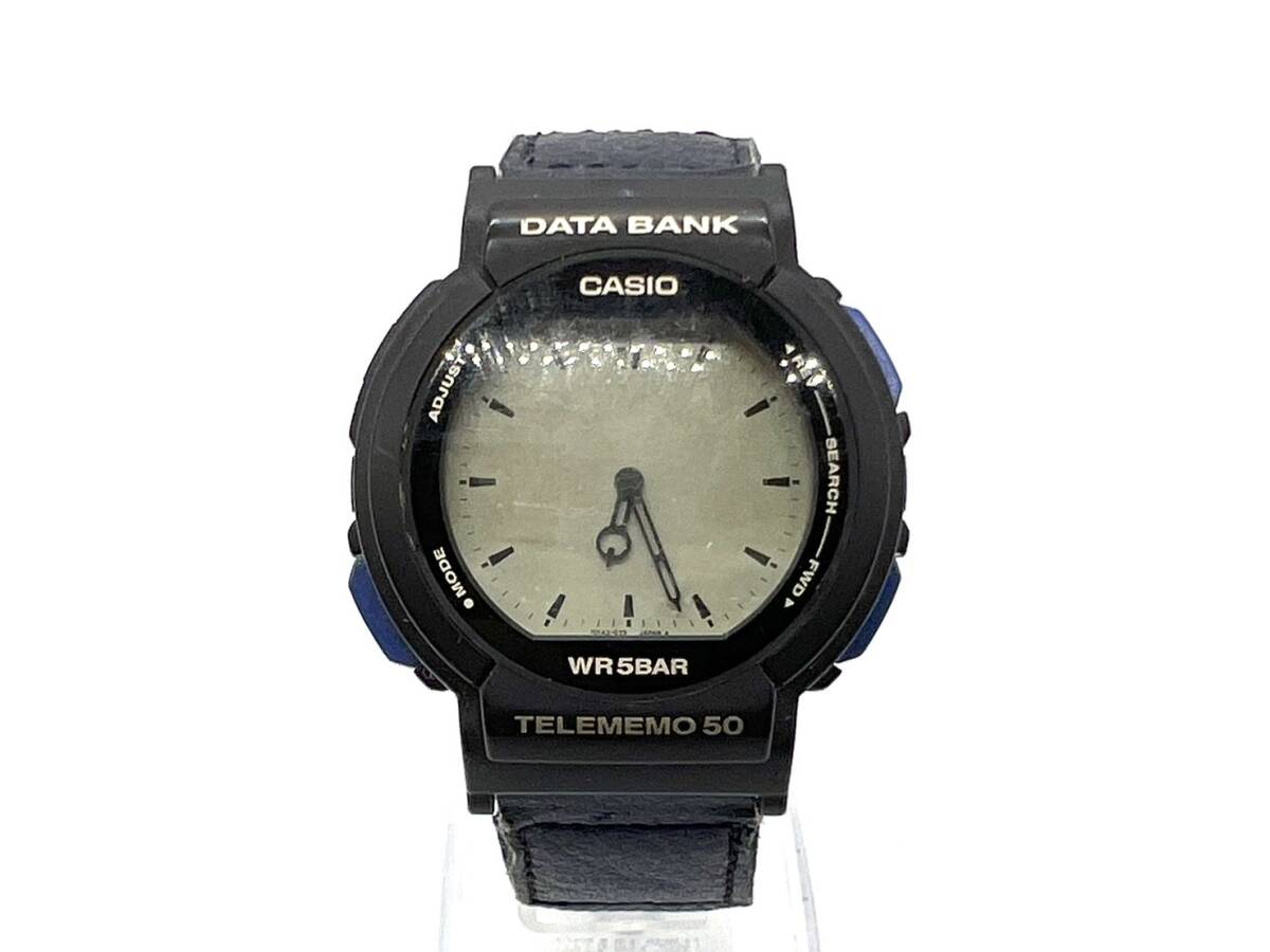 ■CASIO カシオ ABX-52 DATA BANK データバンク ツインセプト アナデジ デジアナ QZ クォーツ 腕時計_画像2