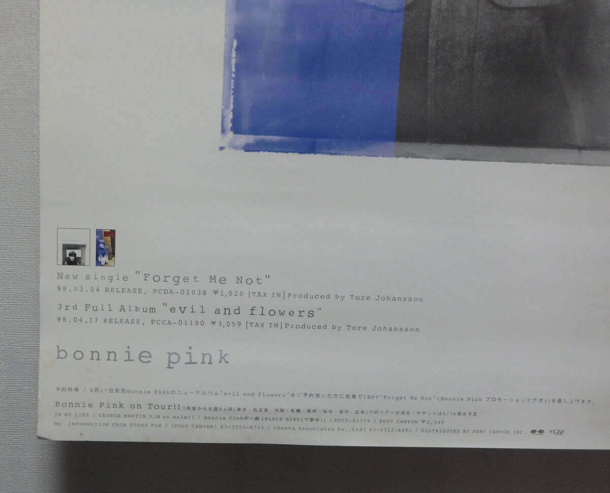 BONNIE PINK - Evil And Flowers /ポスター!!_画像5