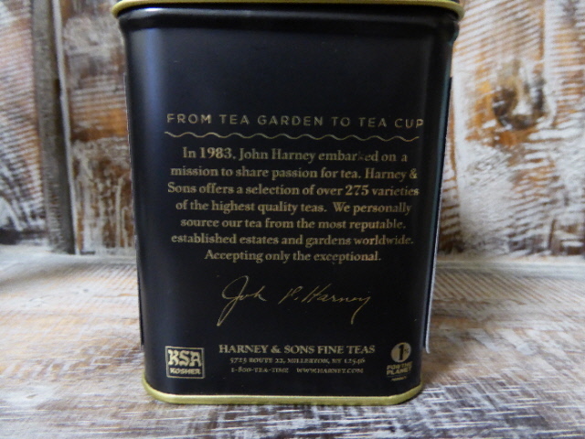 ○即決！ 新品HARNEY&SONS ハーニー＆サンズ*アールグレイ・スープリーム紅茶缶 リーフティー茶葉○BALS コンランショップ Cibone _画像3