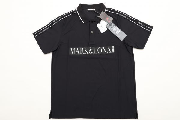 1円★MARK&LONA マーク＆ロナ★CD1 ICN S/S Polo バーコードラバーポロシャツ★M【MCM-0C-AP51】ブラック黒【本物保証】レア★完売_画像2