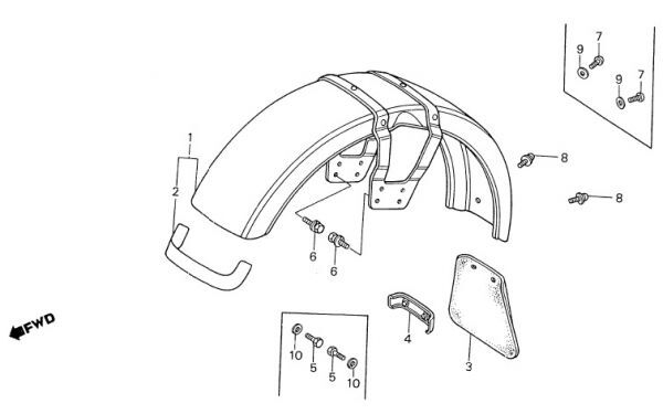 MD90 純正 フロントキャップ 丸　MD50 フロントカウル NH-24 レッグシールド 郵政カブ スーパーカブ MD70 デリバリー レッグキャップ .046_MD90 F-6