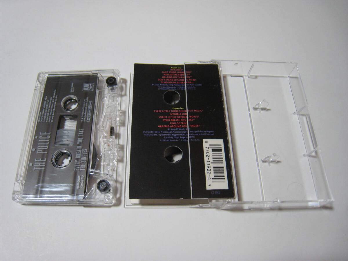 [ cassette tape ] THE POLICE / EVERY BREATH YOU TAKE THE SINGLES US version Police Police * The * single z~ see .... want 