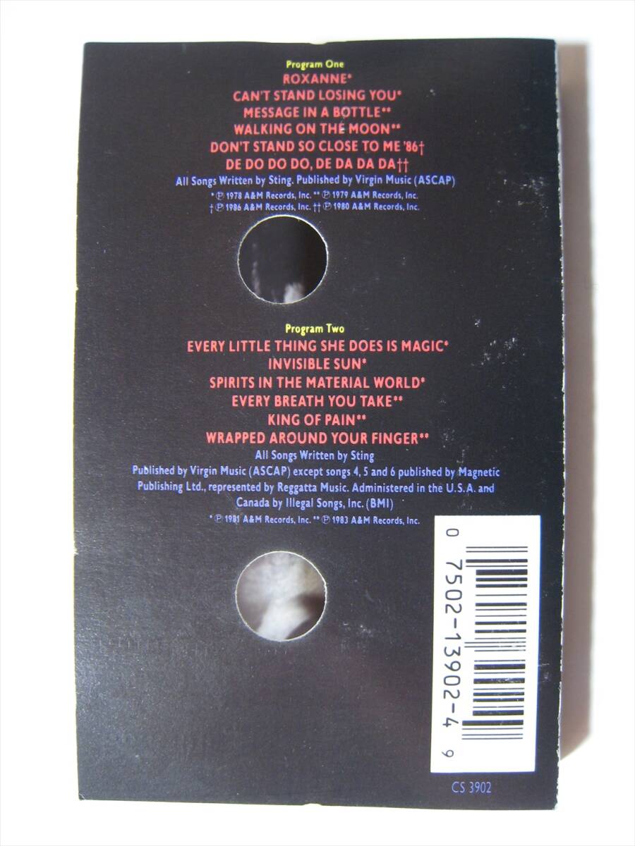 [ cassette tape ] THE POLICE / EVERY BREATH YOU TAKE THE SINGLES US version Police Police * The * single z~ see .... want 
