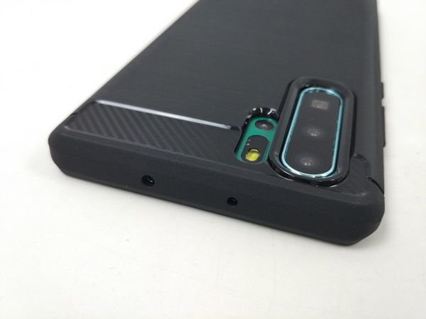 Huawei P30 Pro/HW-02L用 ソフトケース カバー カーボン調 TPU ブラック_画像6