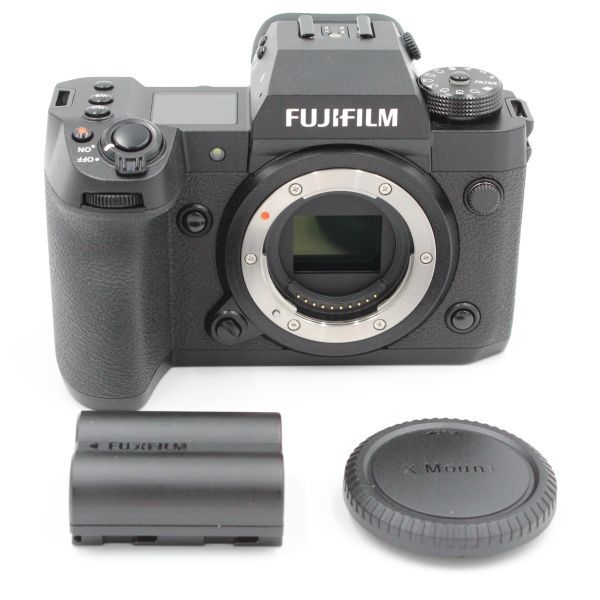 ショット数2115回。付属品バッテリー、ボディキャップのみ。★新品級★ FUJIFILM フジフイルム X-H2 ボディ_画像1