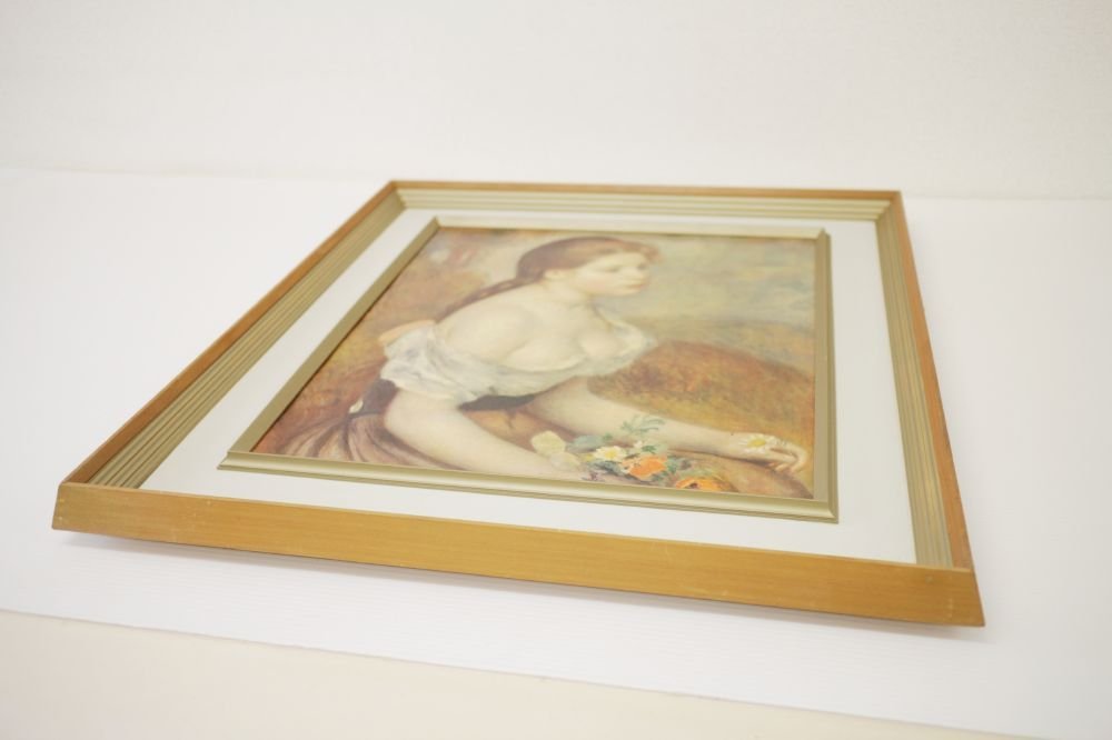 ルノワール 花を持つ少女 F10号 複製版画 共同印刷 ルノアール ルノワール 花を持つ少女 F10号 複製版画 共同印刷 ルノアール
