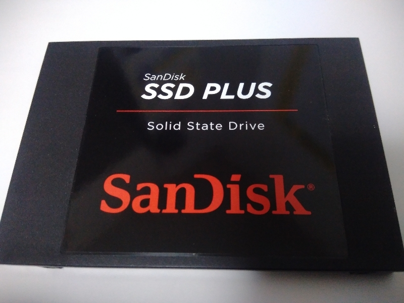 ■ SSD ■ 480GB （【09】281474976710655時間）　SanDisk　青／正常判定　中級者向け　送料無料_画像1