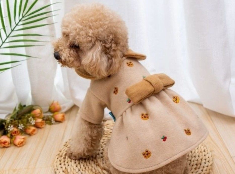 犬 服 ペット 犬の服 かわいい 小型犬 ドッグウェア クマ 換毛期  アウター ペットグッズ 犬服
