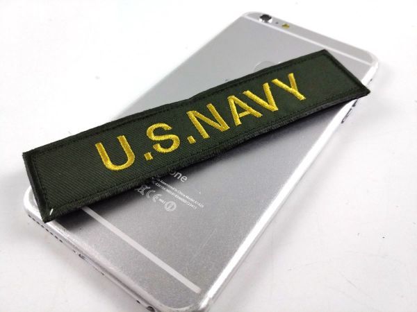 アメリカ海軍 US NAVY パッチ ワッペン サバゲー ミリタリー ベルクロ ダークグリーン DM便発送_画像6