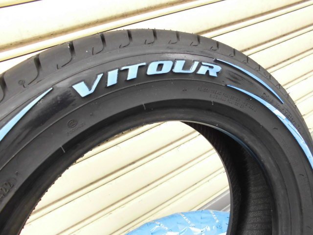 即納 在庫有り 軽四 ホワイトレタータイヤ VITOUR 新品 4本 155/65R14 75S 2022年 ラパン タント キャンバス N-BOX スペーシア ハイゼット_画像6