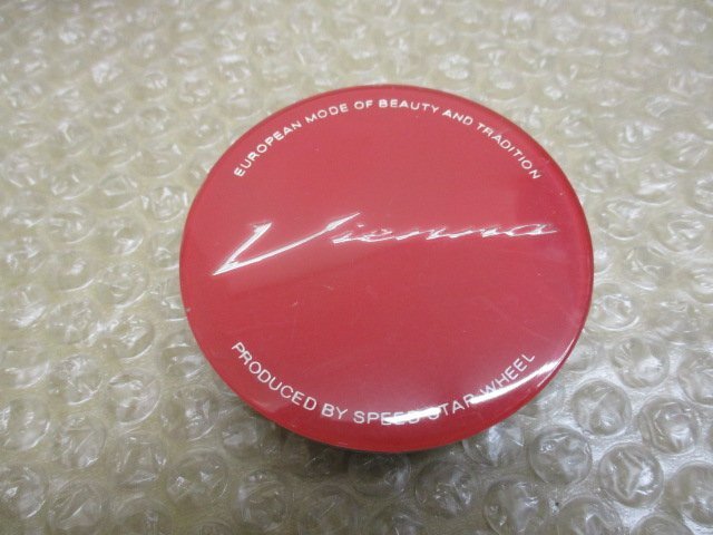 SSR スピードスター VIENNA ビエナ ヴィエナ アルミホイール用 中古センターキャップ 4個/4枚 赤 レッド_画像4