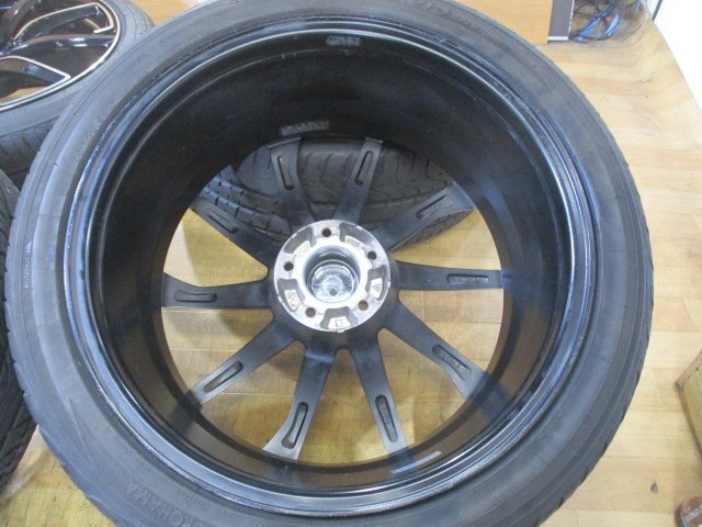 Weds LEONIS レオニス ホイール タイヤ 4本セット 20インチ 8.5J+35 245/40R20 溝有り 30系 20系 アルファード ヴェルファイア デリカ D:5_画像3