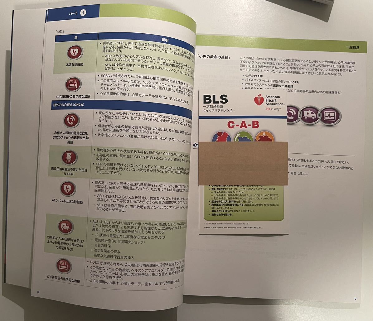 [ used ] American Heart Association - BLS provider manual 1 next lifesaving place .AHA guideline 2015 basis 