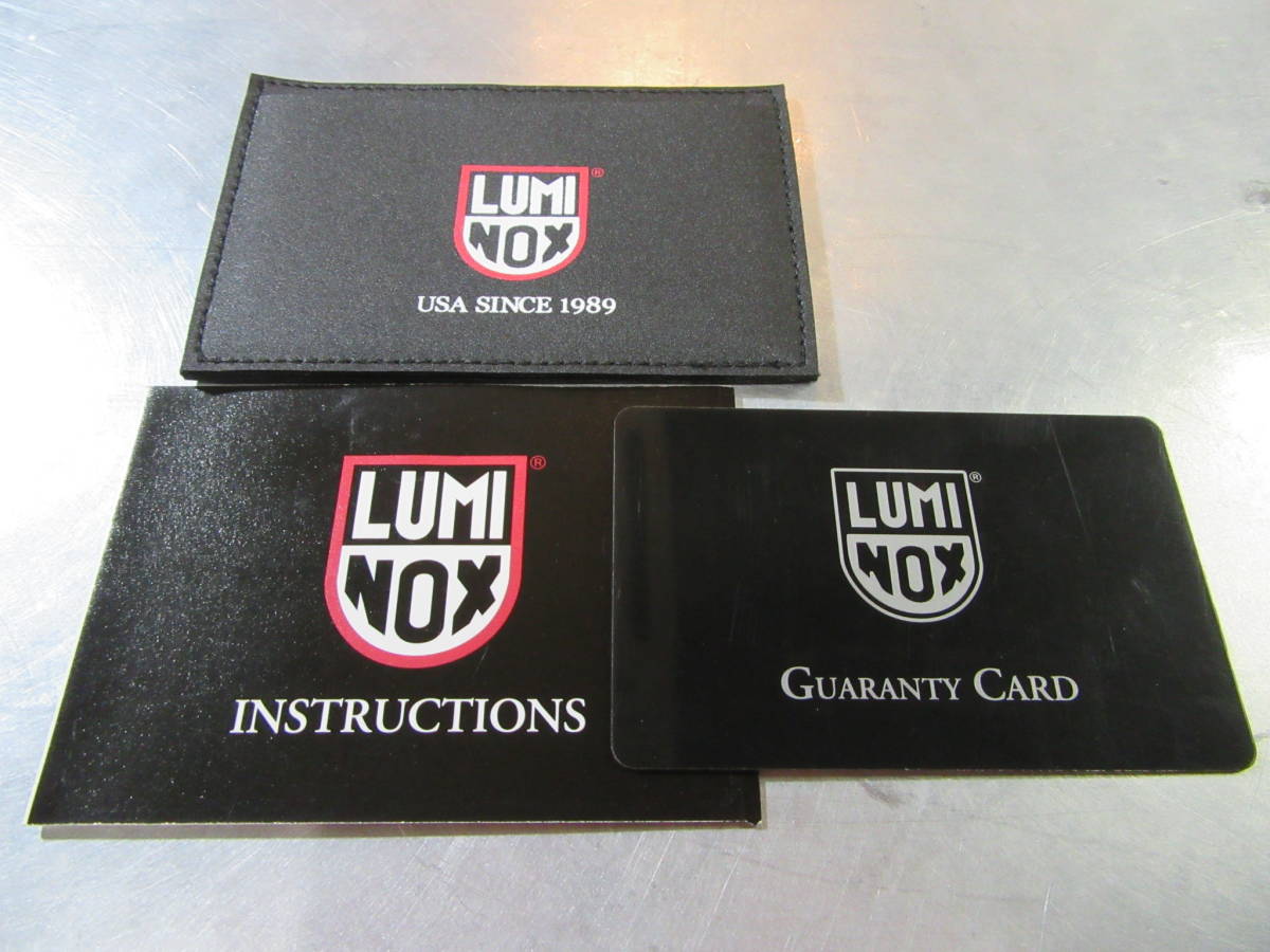 ルミノックス LUMINOX LSC-001 ジェットブラック 限定1000本 保証書、箱付き