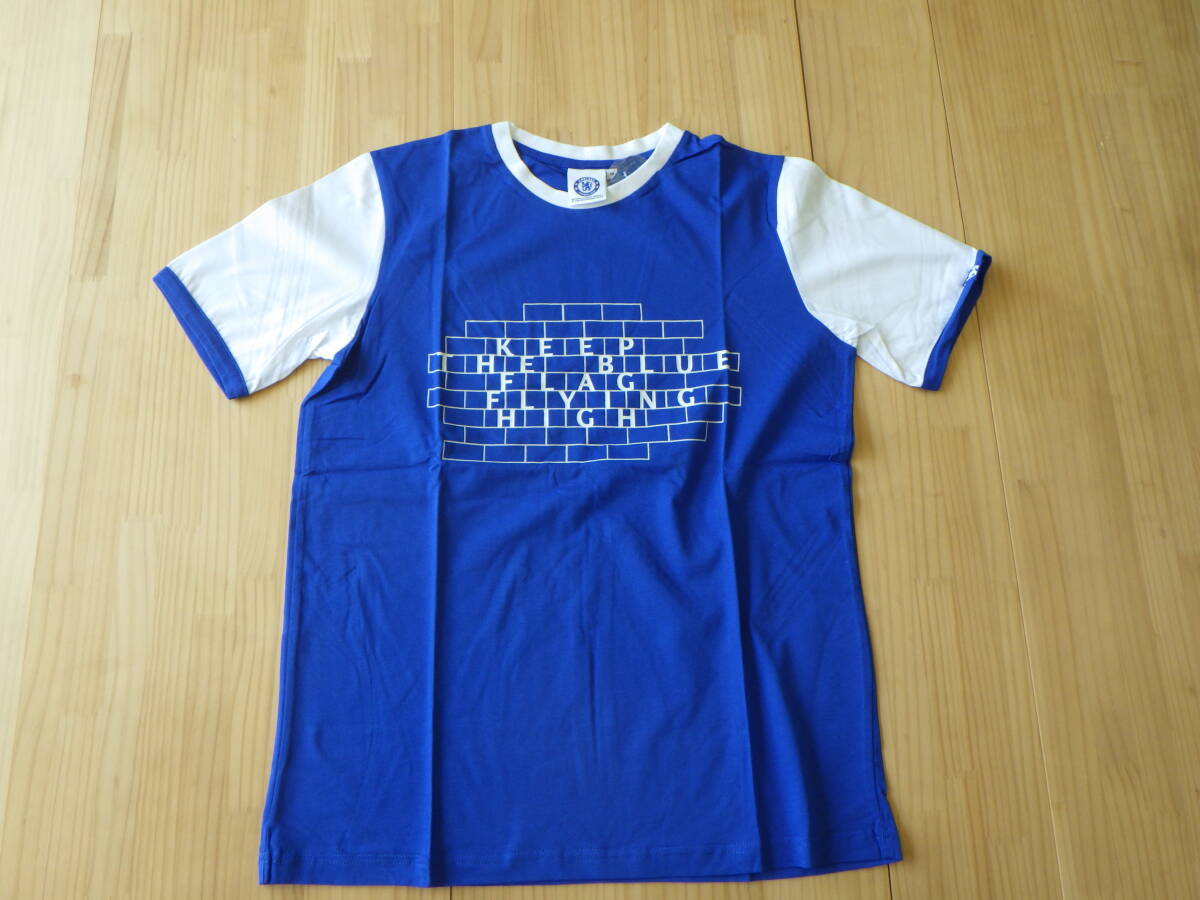 チェルシーFC　Tシャツ　XLサイズ　ブルー_画像1