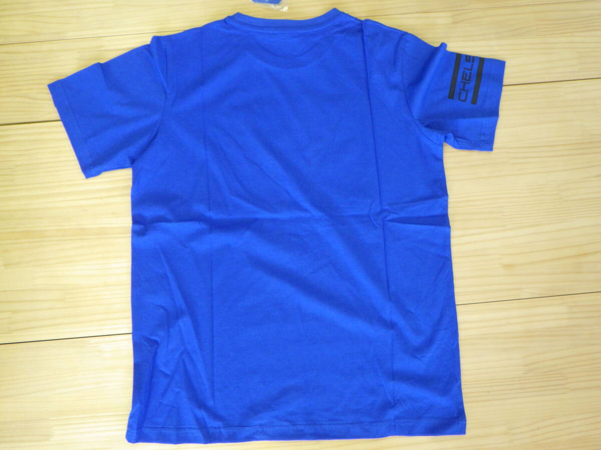 チェルシーFC　Tシャツ　ロゴプリント　Mサイズ　ブルー_画像4