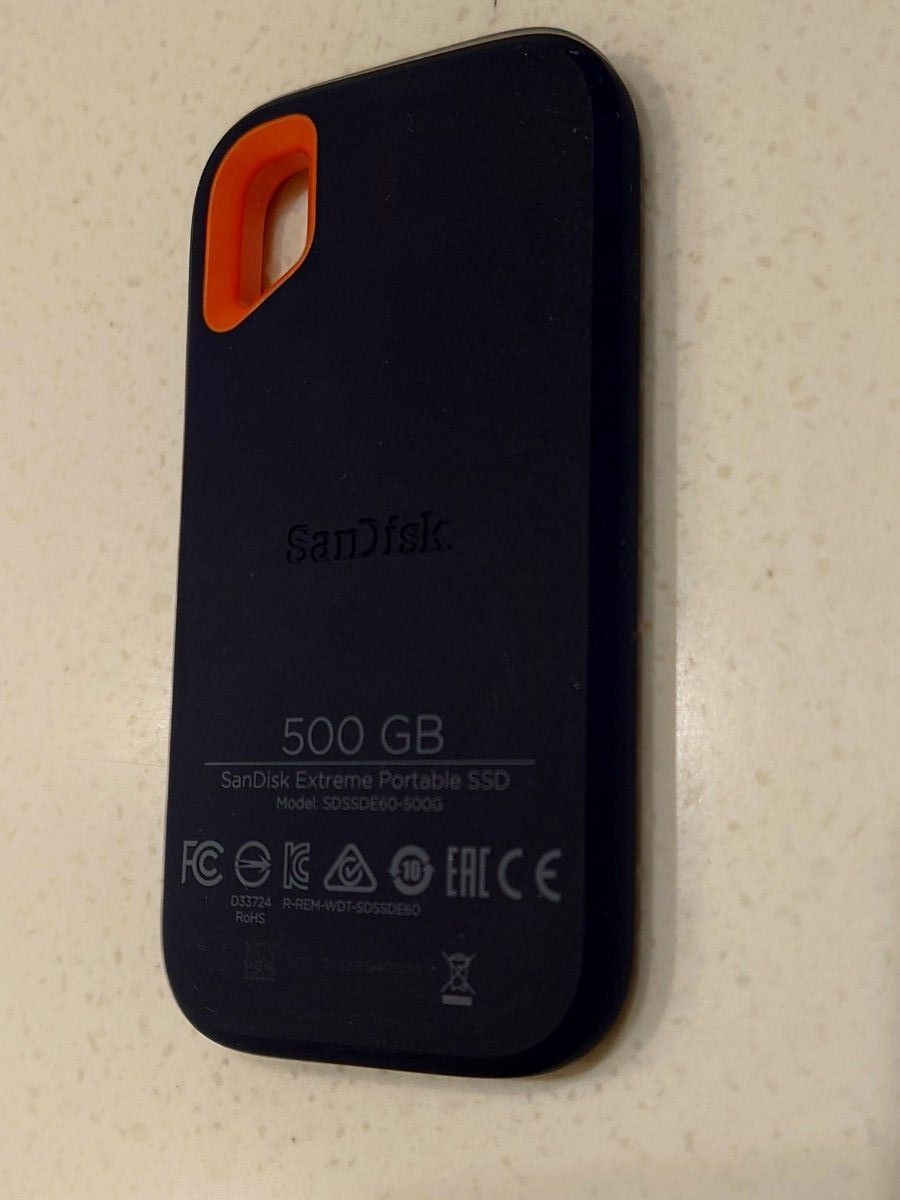 Sandisk ExtreamポータブルSSD