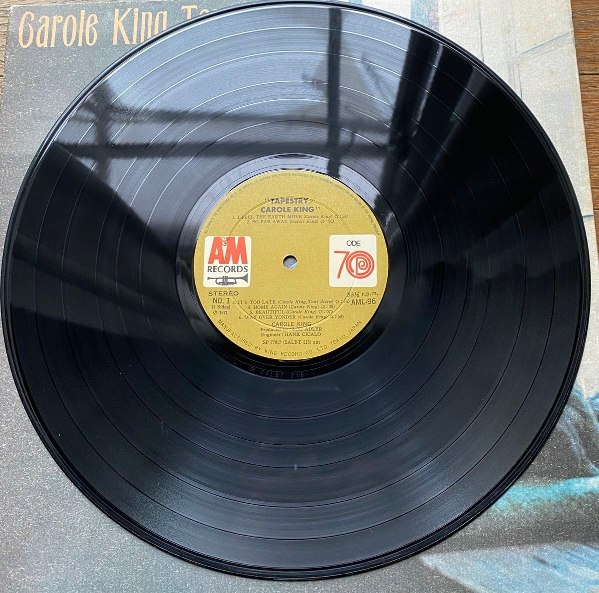 キャロル・キング　つづれおり LPレコード Carole Tapestry 国内盤 見開き