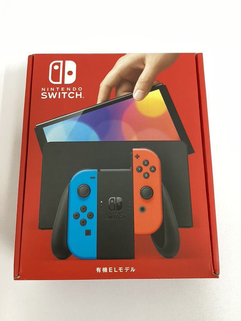 【未使用・未開封】Nintendo Switch 有機ELモデル ニンテンドースイッチ 任天堂 ネオンブルー ネオンレッド 　＃17507