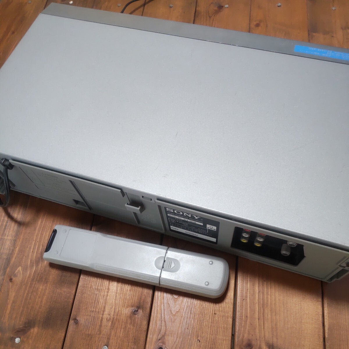 【可動品】ソニー　VHSビデオデッキ　SONY　SLV-NX35　リモコン付 　2004年製_画像7