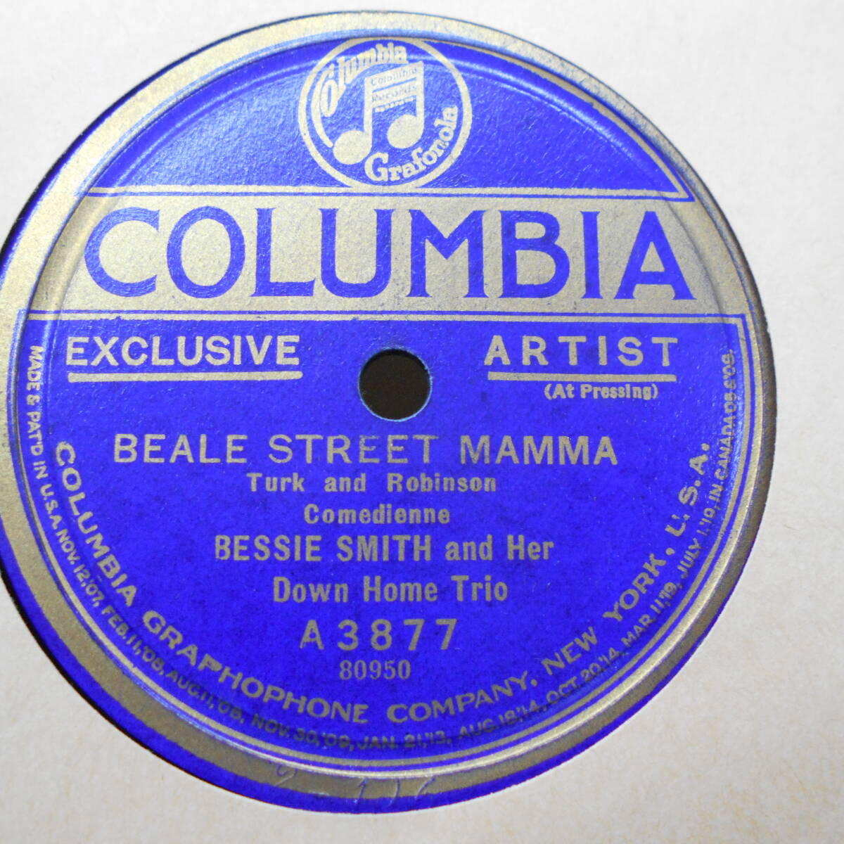 ◎SP◎ BESSIE SMITH (COLUMBIA A3877)_画像2