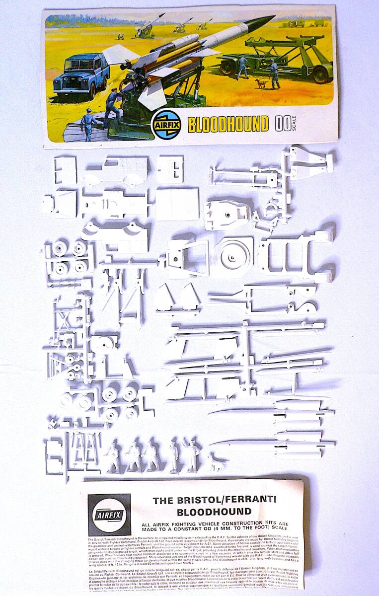 エアフィックス 絶版 1/76 HO/OO ブラッドハウンド 地対空ミサイル SAM-2ガイドラインミサイル プラモデル 2個まとめ売り 未組立 箱なしの画像2