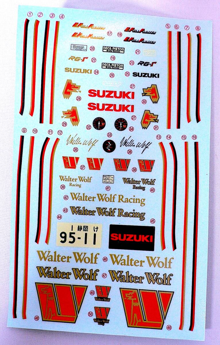  Tamiya 1/12 Suzuki RG250 Gamma Walter * Wolf specification motorcycle series No.53 full display kit plastic model unused not yet constructed 