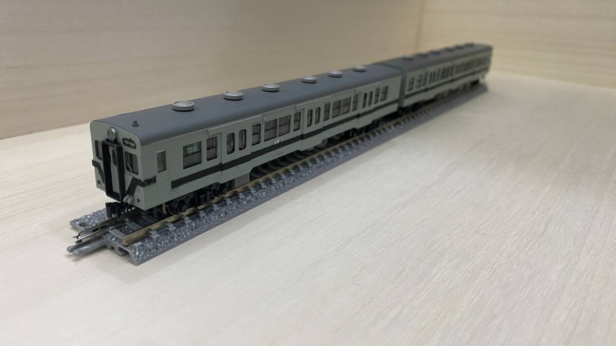 【KATOベース加工品】和田岬線 キハ35-300 キクハ35-300 2両セット JR西 国鉄気動車 テール片目再現 ドア埋め加工済み 動力有り _画像2