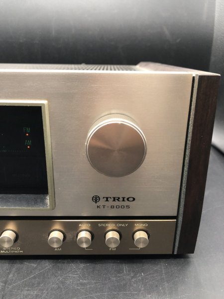  rare! TRIO Trio AM-FM stereo tuner KT-8005 [ Showa Retro ]