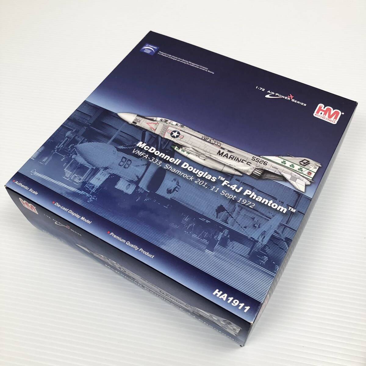 ホビーマスター 1/72 マクドネル ダグラス F-4J ファントム VMFA-333 シャムロック201 Sept 1972 ［HA1911］HOBBY MASTERの画像1