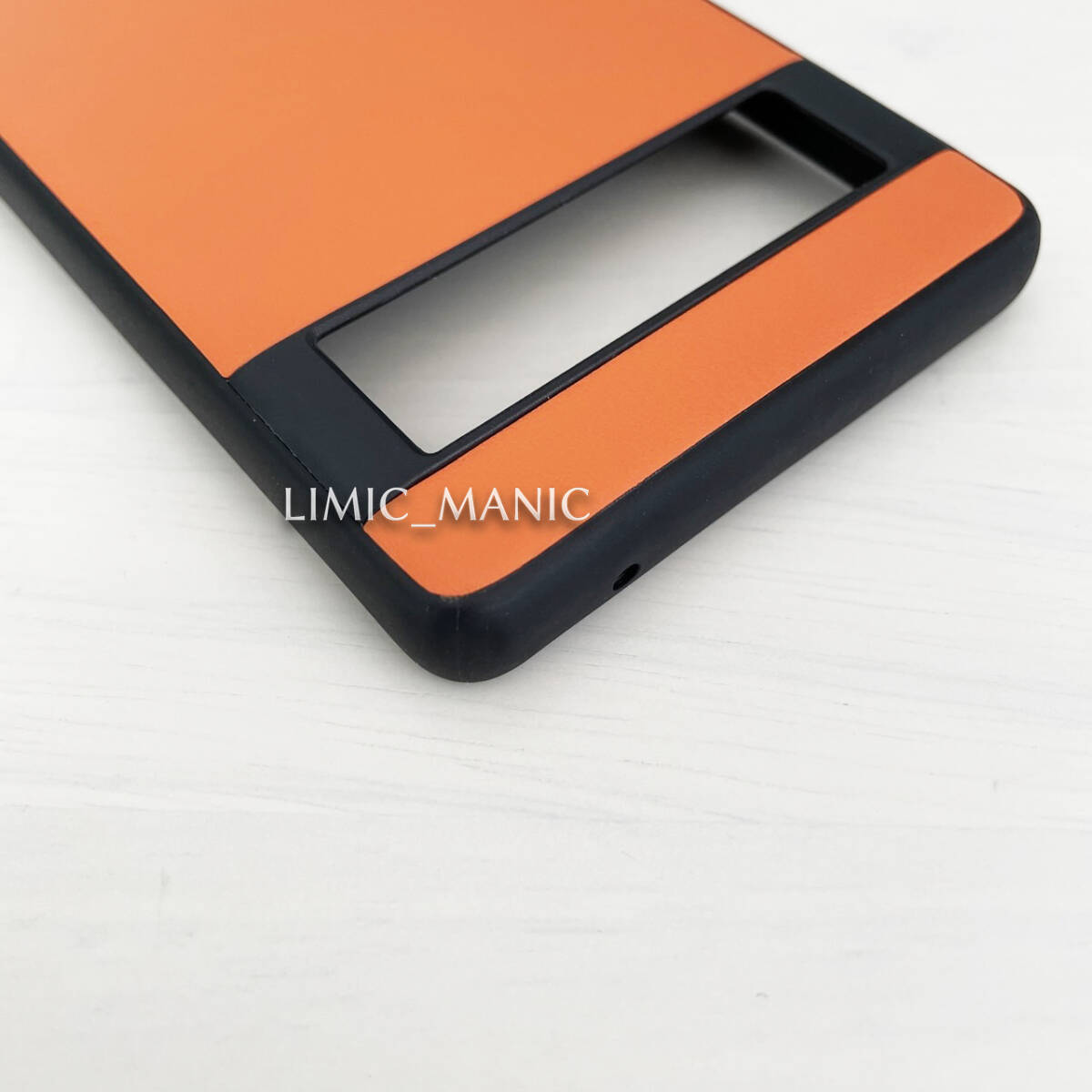 Google Pixel 7a ピクセル アンドロイド ケース スマホ 背面取り付け型 オレンジ 橙 軽量タイプ シンプルの画像7