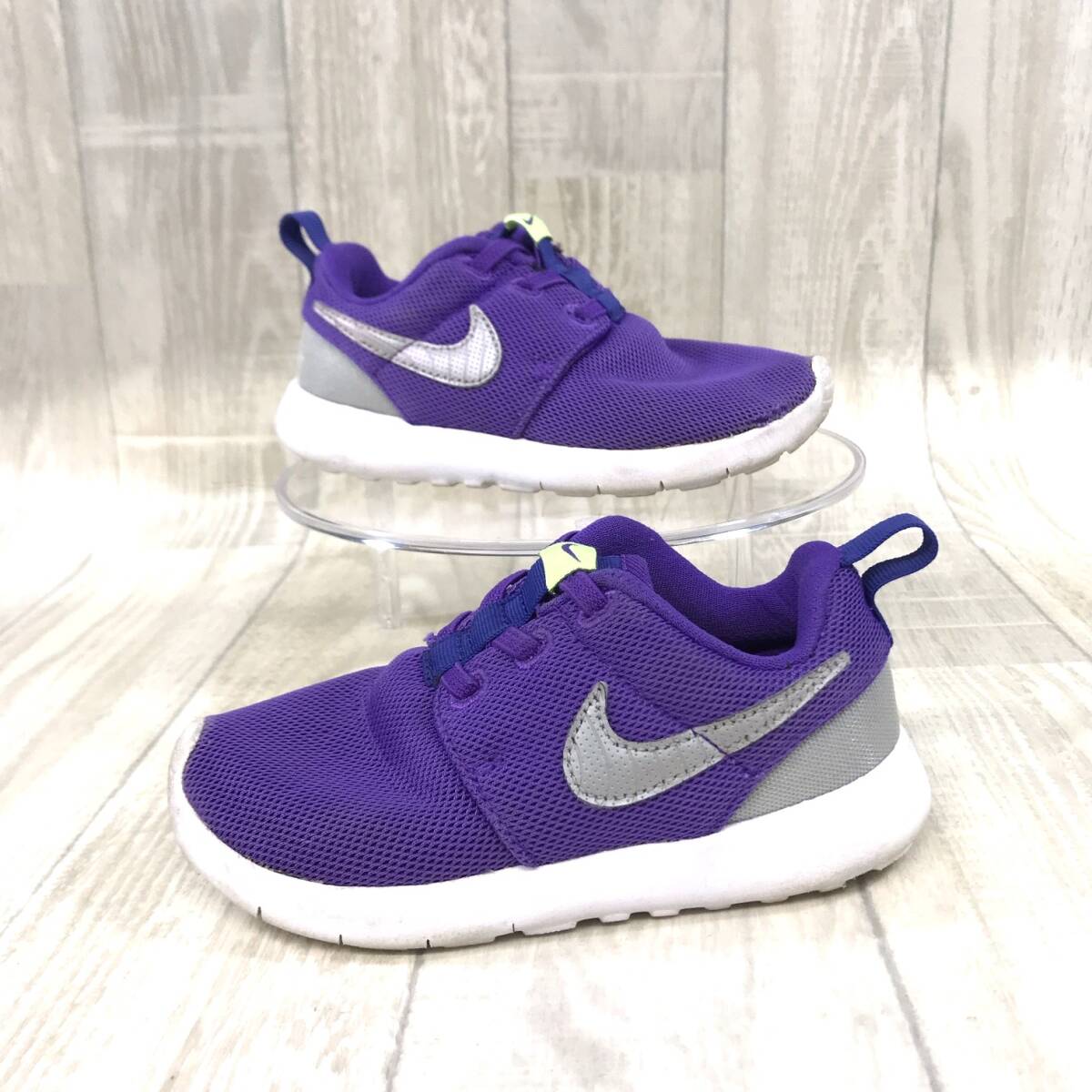 NZH825●NIKE ROSHE ONE TDV キッズ スニーカー●16●紫 ナイキ ローシワン 749425-505_画像1