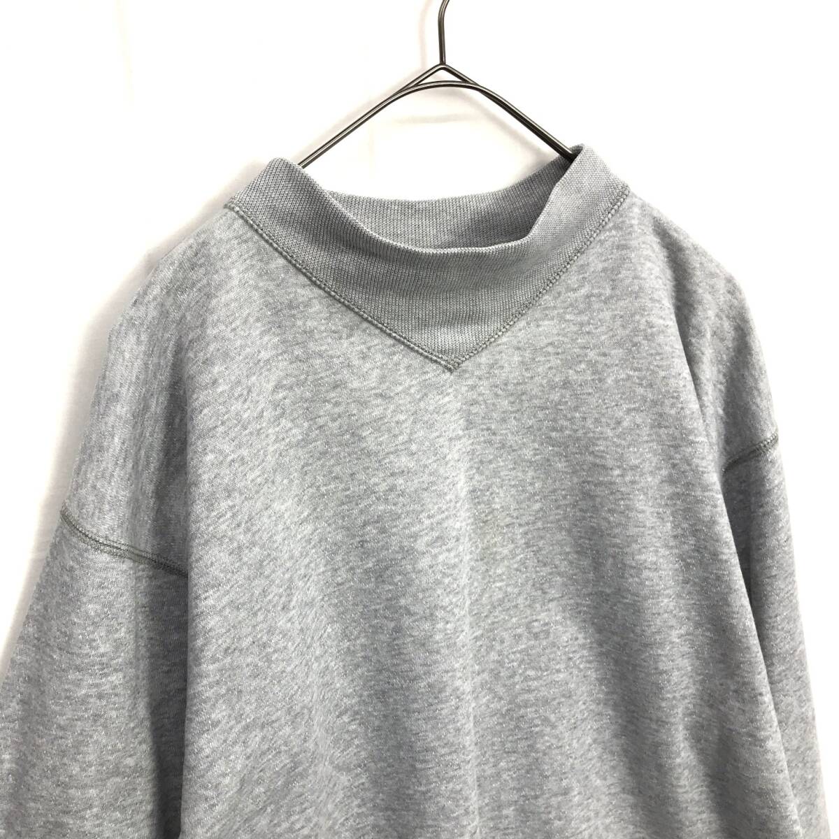 NZ913*ISABELMARANTETOILE reverse side wool mok neck pull over sweat tunic *36* gray i The bell ma Ran etoile 