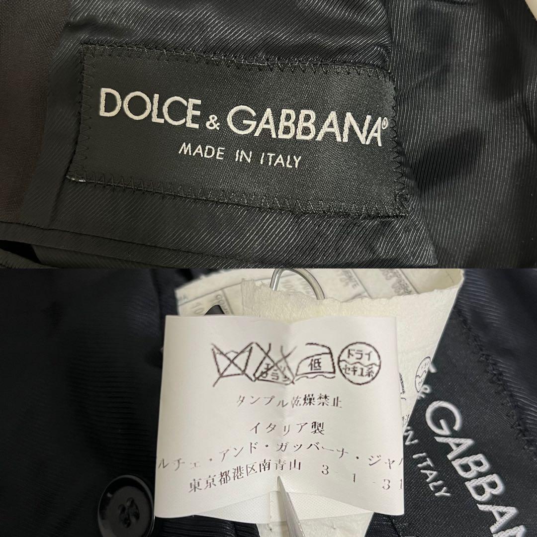 516 Dolce&Gabbana ドルチェアンドガッバーナ セットアップスーツ ブラック 48_画像6