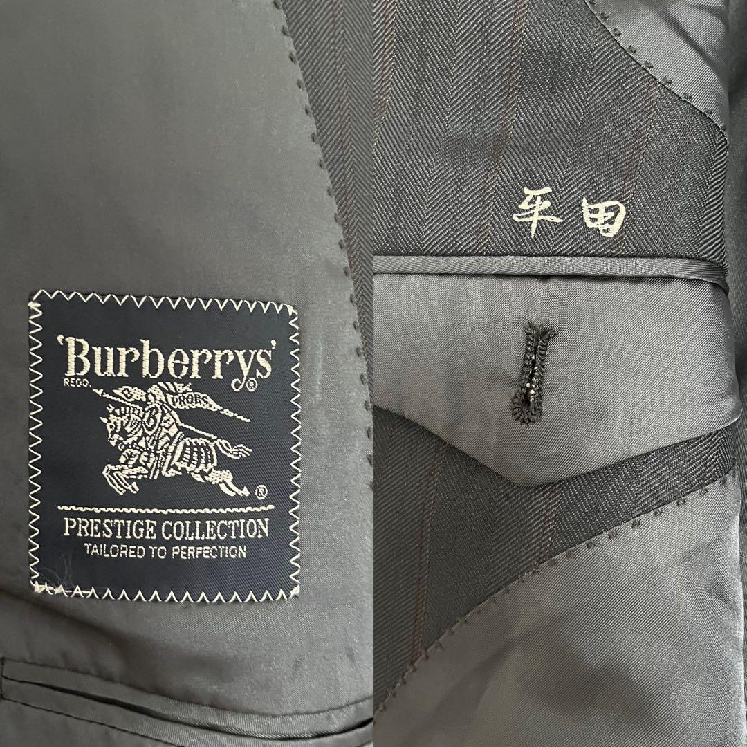 364 Burberrys バーバリー セットアップスーツ ネイビー 2B ウール_画像7