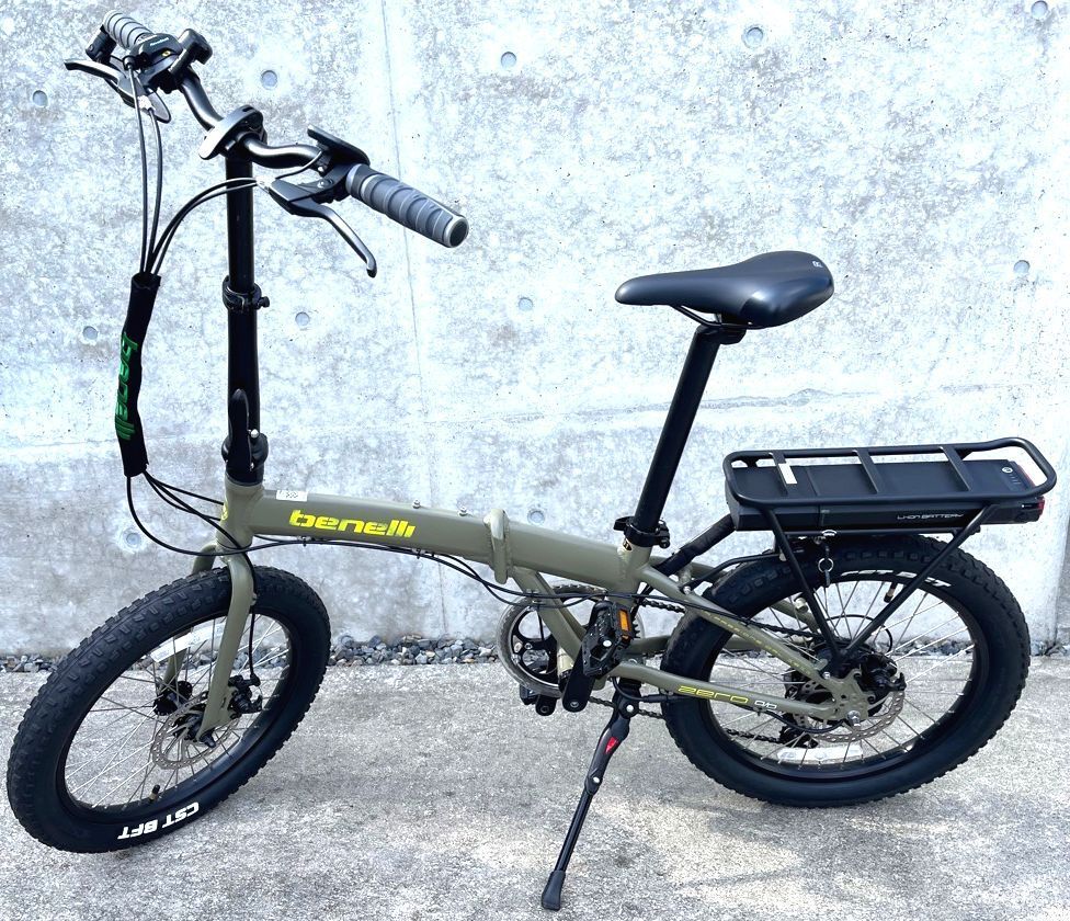 !!Benelli складной. велосипед с электроприводом ZERO N2.0 FAT милитари зеленый прекрасный товар!!