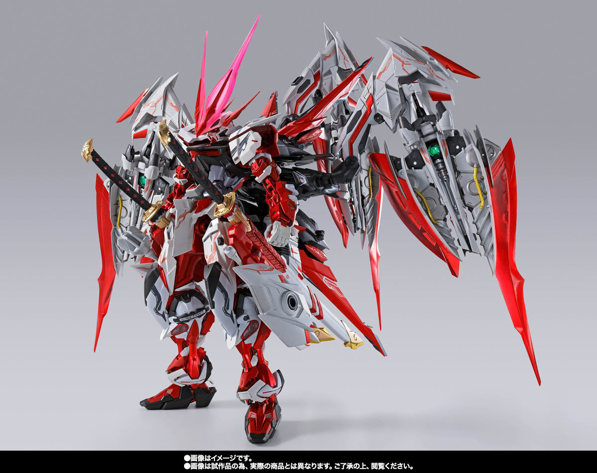 新品輸送箱未開封 不良部修正済み 2次出荷品 METAL BUILD ガンダムアストレイ レッドドラゴニクス メタルビルド プレミアムバンダイ_画像1