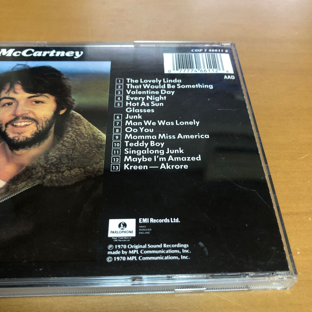 ◆ 【CD ２枚セット】Paul McCartney ポール・マッカートニー 「McCartney 」「Ram 」◆ マッカートニー　ラム　輸入盤　【送料無料】_画像5