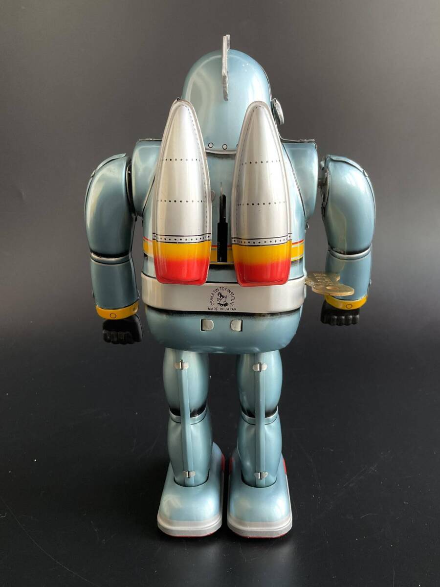 [111] Tetsujin 28 number | approximately 19 centimeter *Tin Toy tin plate ( used )| 1 jpy start | Yupack 80 size | Friday shipping 