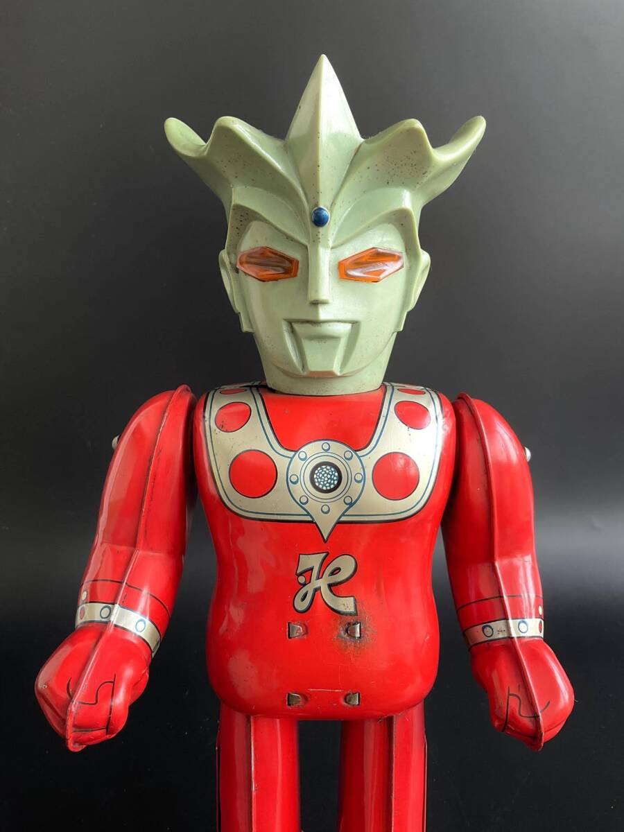 [116] Ultraman Leo | *Tin Toy tin plate ( used )| 1 jpy start | Yupack 80 size | Friday shipping 