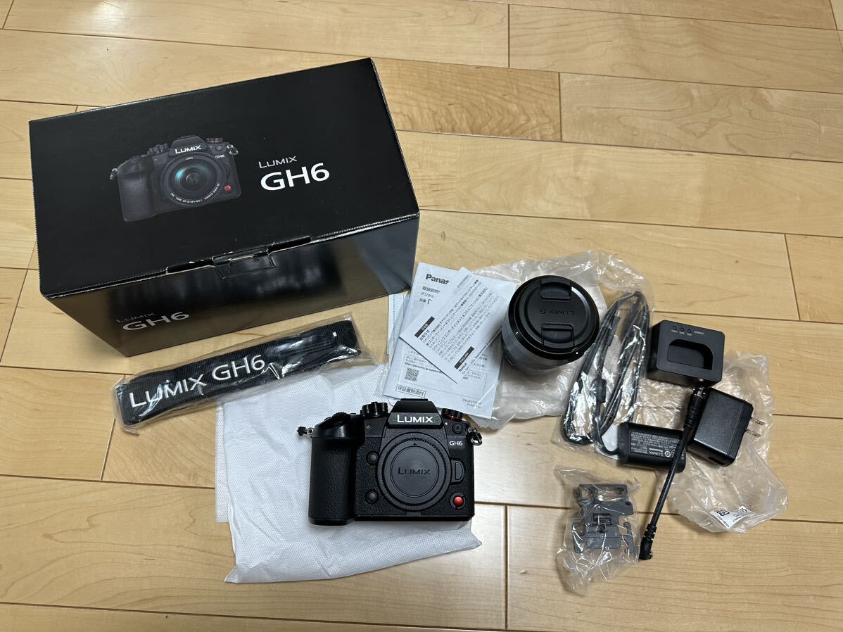 ほぼ新品　LUMIX GH6 標準ズームレンズキット DC-GH6L シャッター回数100回未満　長期保証付