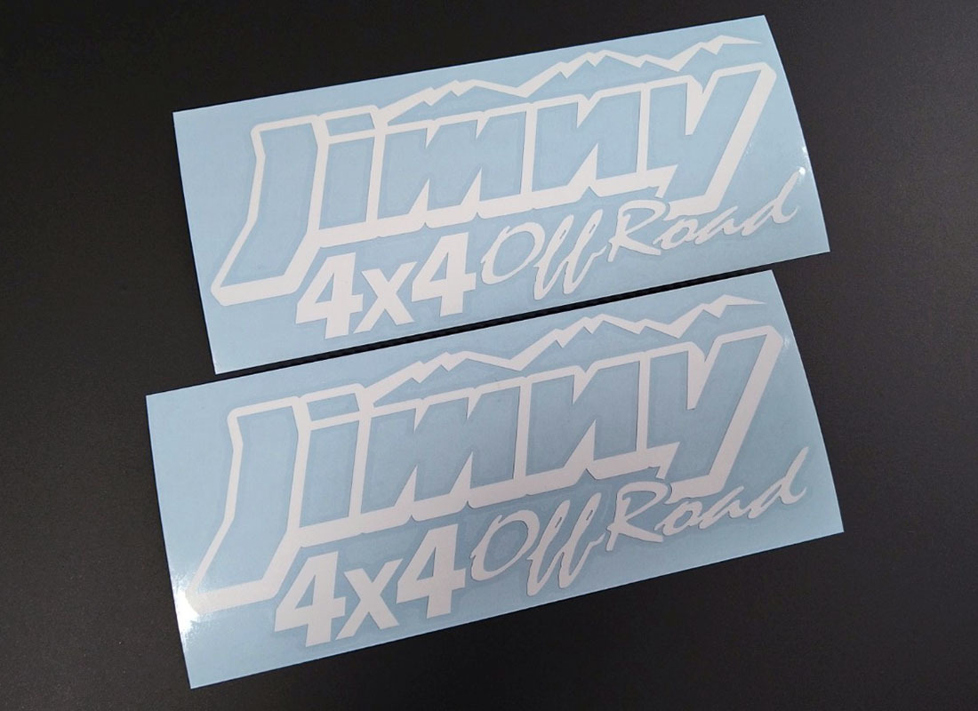 Jimny 4x4 OffRoad カッティングステッカー 2枚セット 170mm×71mm 送料無料!! ジムニー オフロード_画像1