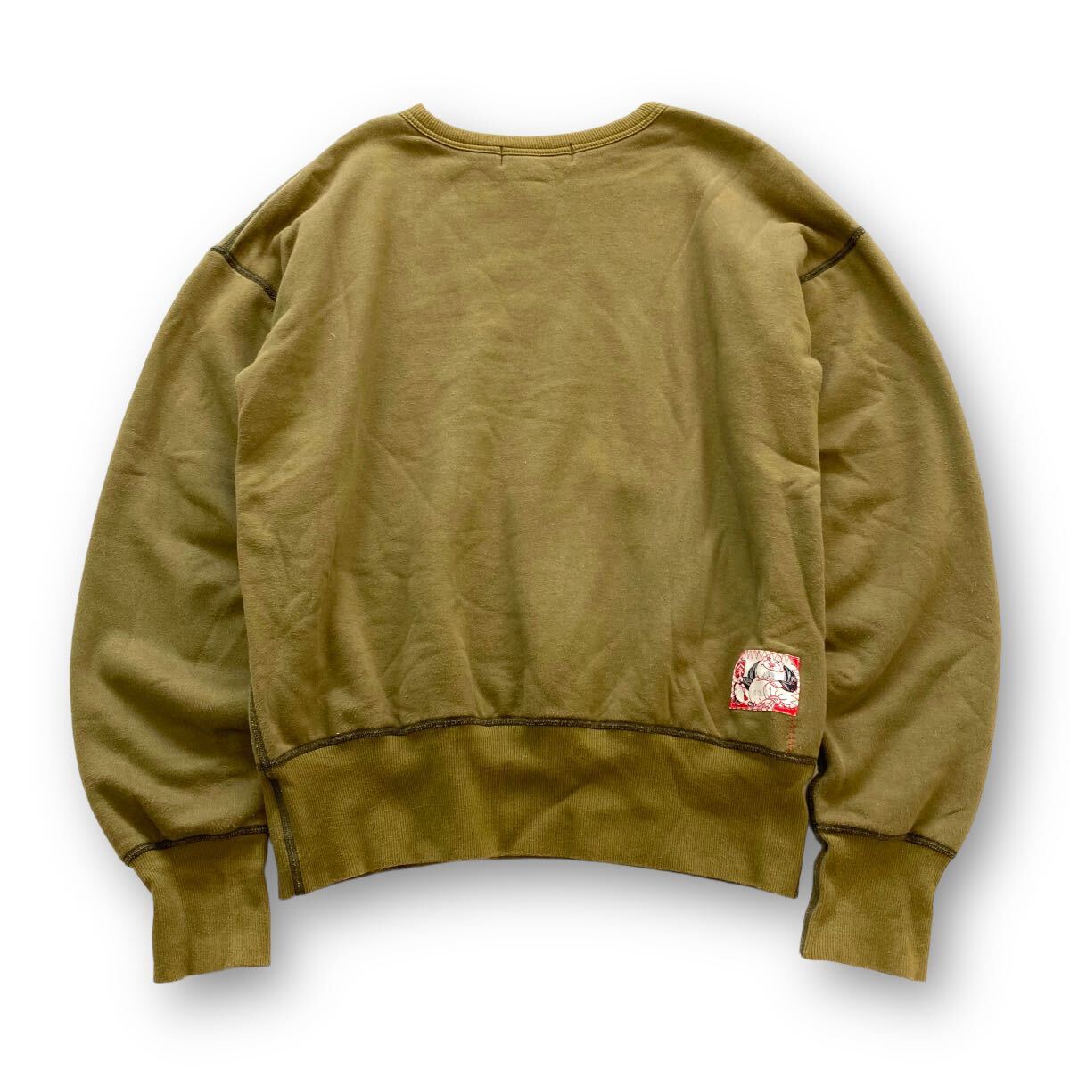 EVISU】エヴィス ヒデヒコヤマネ 肉厚スウェット デカロゴカモメ EVISU】エヴィス ヒデヒコヤマネ 肉厚スウェット デカロゴカモメ