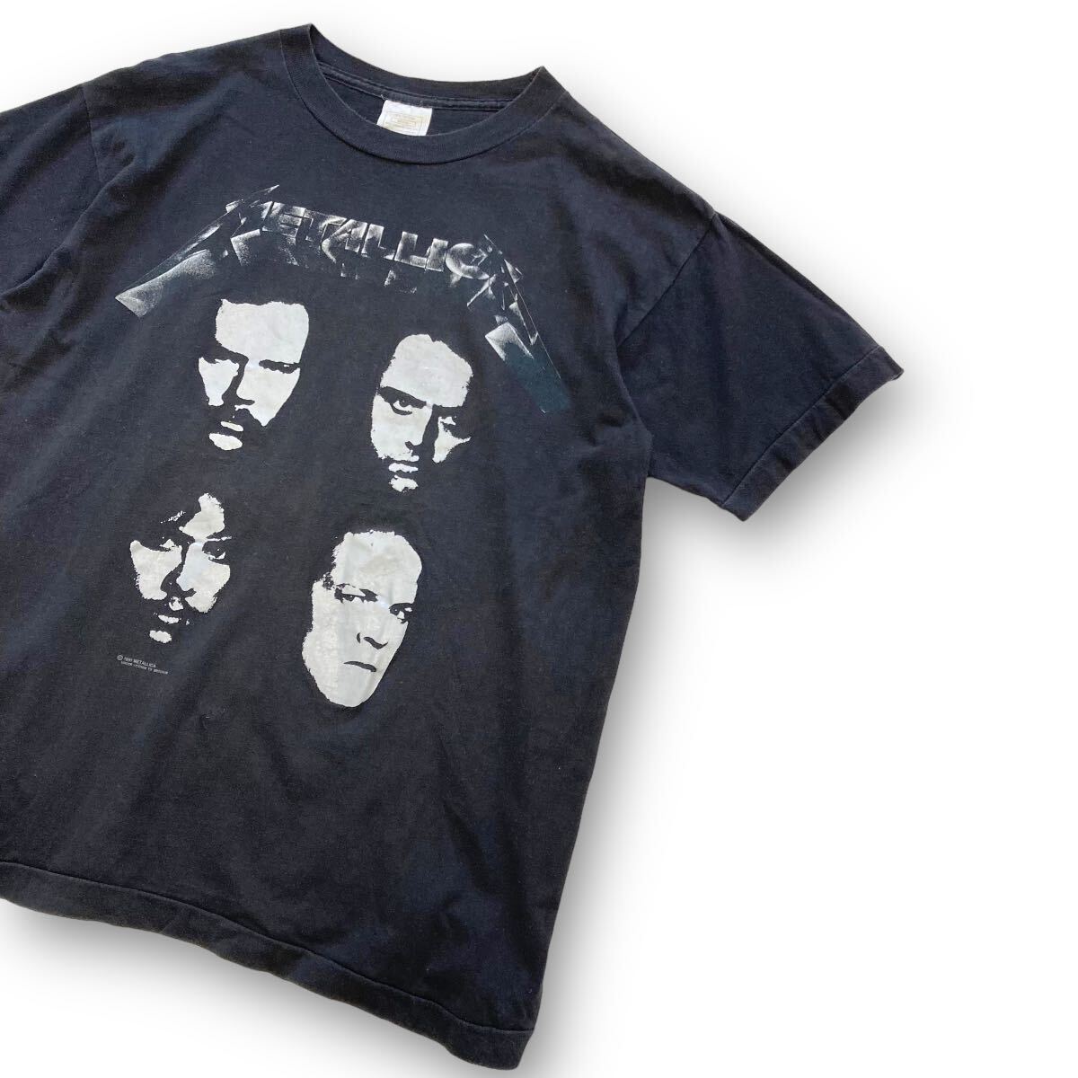 【METALLICA】(激レア) 90s メタリカ ヴィンテージTシャツ バンドtシャツ 半袖Tシャツ 古着 ワールドツアー シングルステッチ ブラック