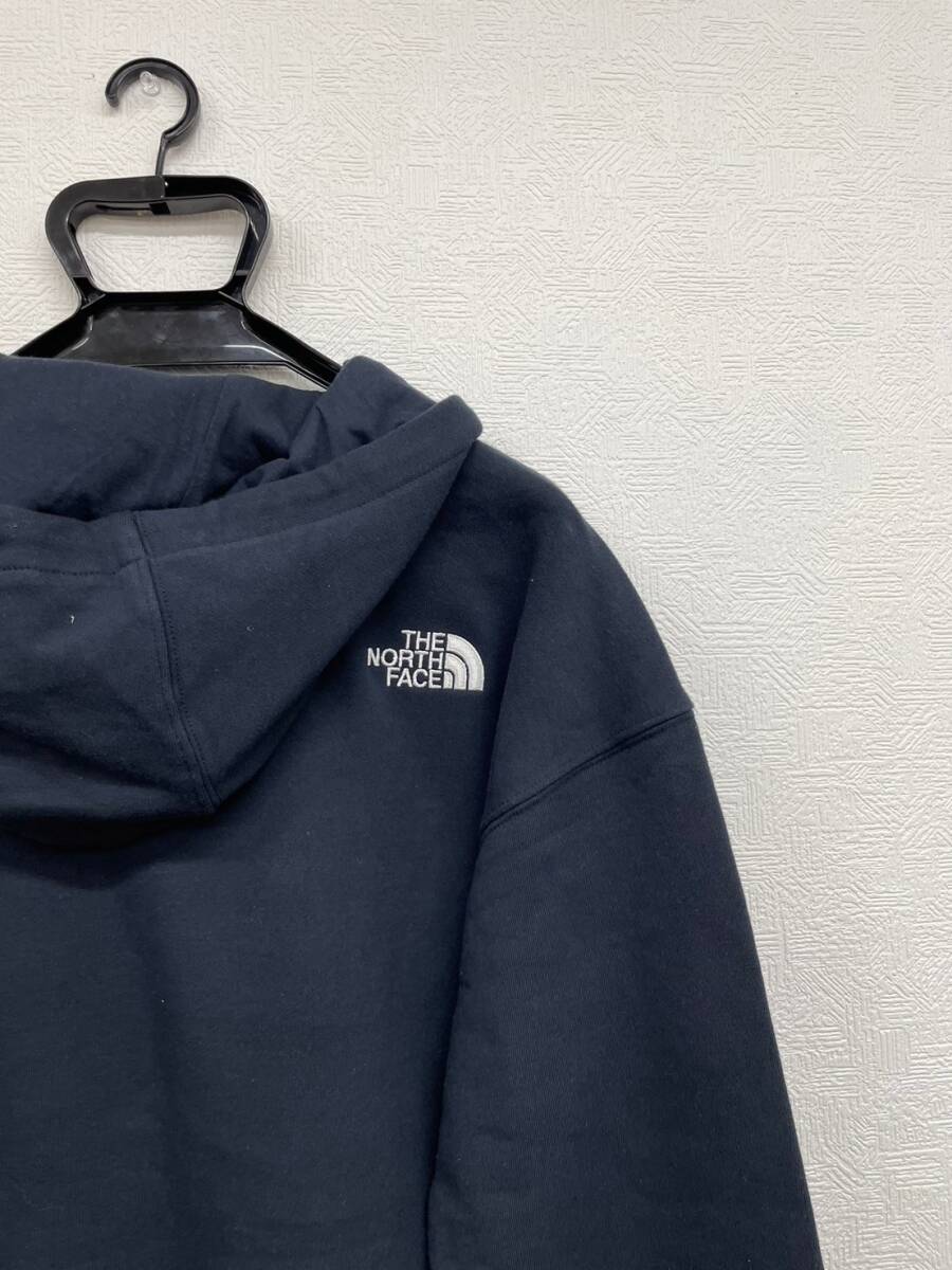 D6769*8　未使用　THE NORTH FACE　ノースフェイス　パーカー　NM5PM03B　95(M)　エッセンシャルグラフィック　エコ　フーディー　ネイビー_画像6