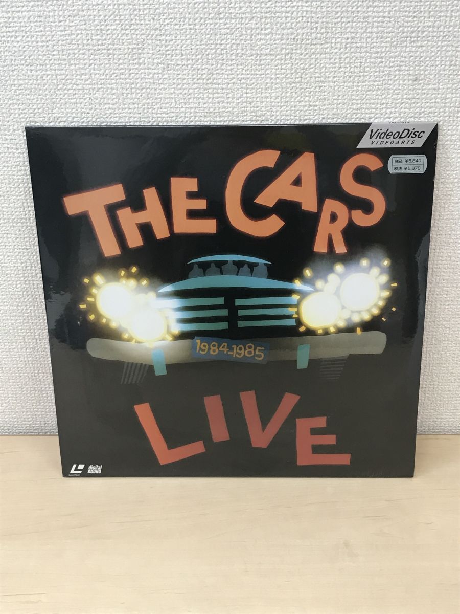 THE CARS LIVE ザ・カーズ・ライヴ 1984-1985 【未開封品／一部梱包に破れ、ケースの一部に凹み有。／LD】の画像1